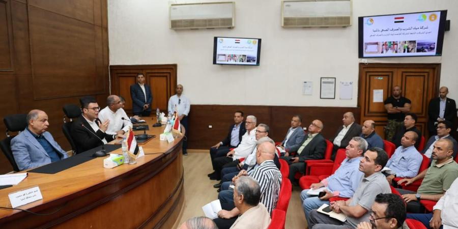 وزير الإسكان ومحافظ المنيا يتابعان سير العمل بمنظومتي مياه الشرب والصرف الصحي - هرم مصر