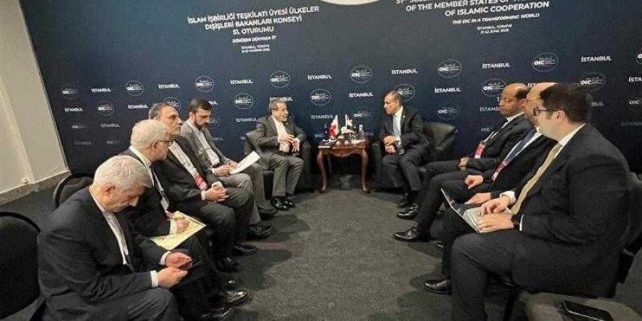 وزير الخارجية والهجرة يلتقي بوزير خارجية إيران في اسطنبول - هرم مصر
