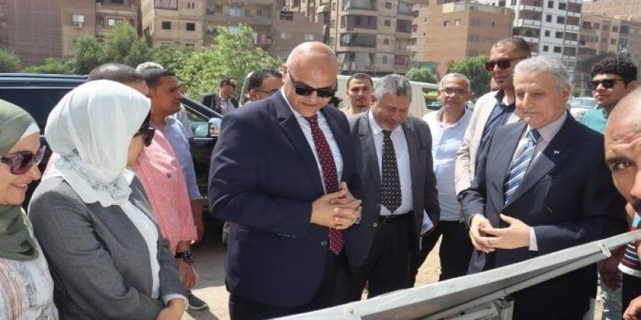 محافظ القليوبية يتفقد مكتبة مصر العامة في شبرا الخيمة - هرم مصر