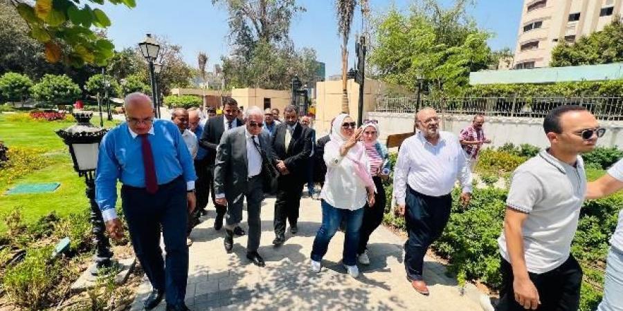تفاصيل زيارة رئيس الجمهورية ورئيس جهاز ماسبيرو لتطوير القاهرة الخديوية.. صور - هرم مصر
