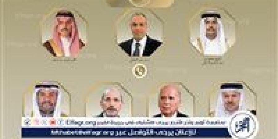 اتصالات لوزير الخارجية مع وزراء خارجية قطر والسعودية والبحرين والكويت والعراق والأردن - هرم مصر