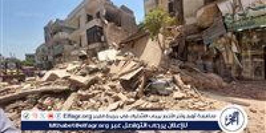 عاجل- مشهد مأساوي في شبرا.. سيارات محطمة ودمار بعد انهيار عقار سكني (كامل التفاصيل) - هرم مصر