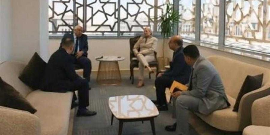 وزيرة البيئة تستقبل محافظ الوادي الجديد لبحث تعزيز فرص الاستثمار في تدوير المخلفات الزراعية - هرم مصر