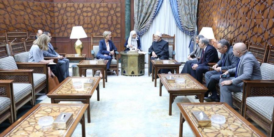 شيخ الأزهر لسفيرة الاتحاد الأوروبي: ما يحدث في غزة إبادة جماعيَّة - هرم مصر
