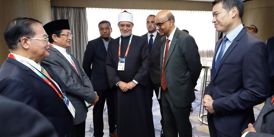 رئيس سنغافورة:نعتز بعلاقاتنا مع مصر ومؤسساتها الدينية العريقة #دين وحياة #دار الإفتاء - هرم مصر