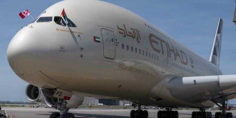 «الاتحاد للطيران» تشغل «A380» يومياً إلى تورنتو - هرم مصر