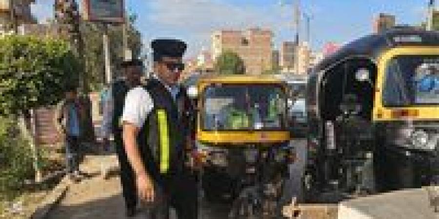مرور الغربية: تحرير 187 مخالفة ومصادرة مركبات خلال 24 ساعة - هرم مصر