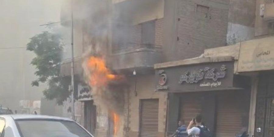 إخماد حريق التهم شقة في العمرانية ونجاة سكانها - هرم مصر