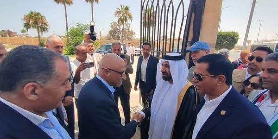 «محافظ شمال سيناء» يستقبل رؤساء البرلمان للدول العربية تمهيدا لتوجههم إلى معبر رفح - هرم مصر