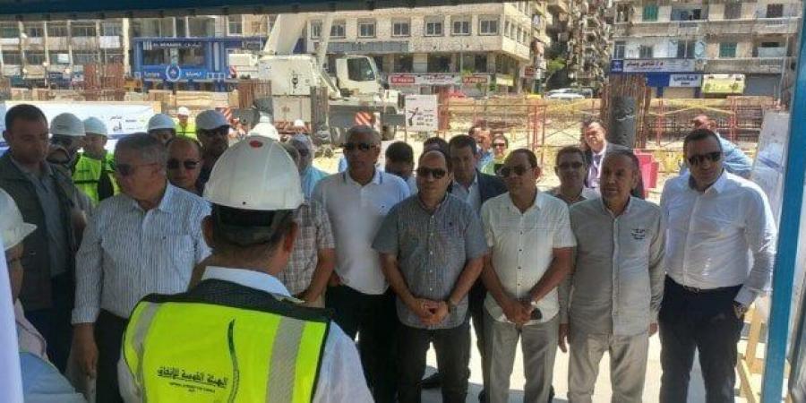 وفد محلية النواب بتفقد مشروع مترو أبو قير بمحافظة الإسكندرية - هرم مصر