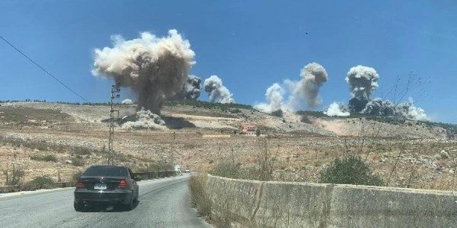 بالصواريخ الارتجاجية.. قوات الاحتلال تنفذ حزاما ناريا جنوب لبنان - هرم مصر