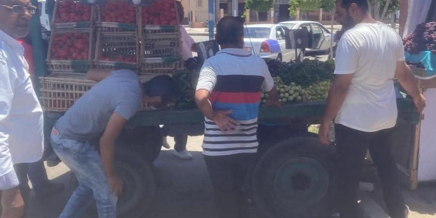 إزالة الإشغالات والتعديات في حملة مكبرة بشوارع حي الزهور ببورسعيد - هرم مصر