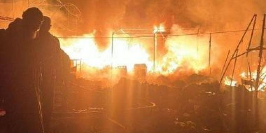 استشهاد 11 فلسطينيا فى قصف الاحتلال الإسرائيلى لخيام نازحين غربى مدينة غزة - هرم مصر