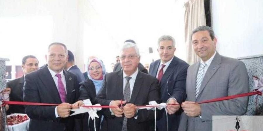 وزير التعليم العالي ومحافظ دمياط ورئيس الجامعة يفتتحون ويتفقدون عددًا من المشروعات التعليمية والصحية - هرم مصر