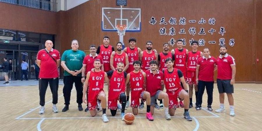 منتخب مصر الأولمبي يفوز على نجوم تشوجي في البطولة الدولية للسلة - هرم مصر