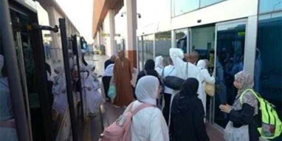 إستقبال آخر الأفواج من ضيوف الرحمن بمطار القاهرة - هرم مصر