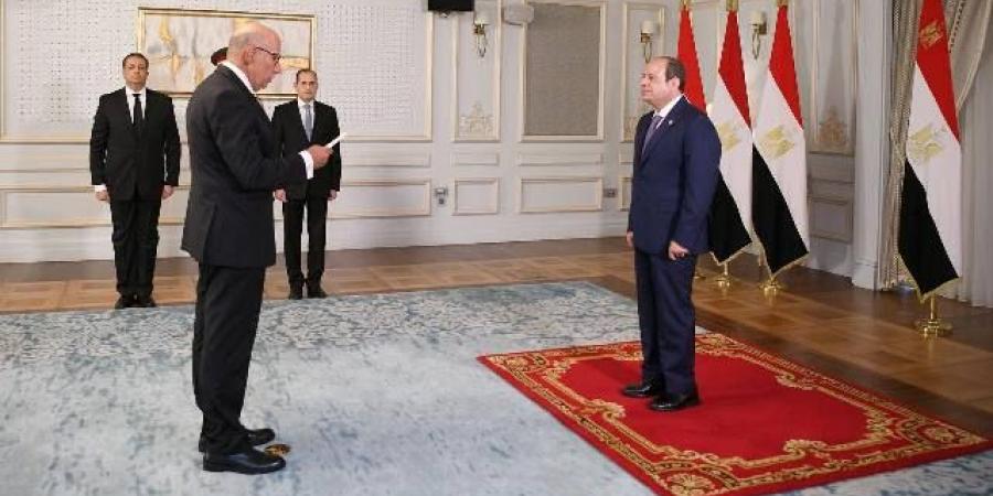 المستشار عاصم عبد اللطيف يؤدي اليمن القانونية رئيسا لمحكمة النقض - هرم مصر