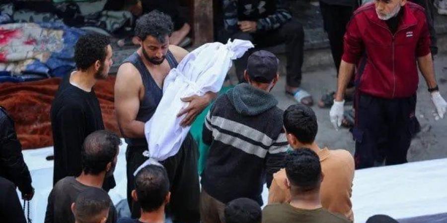 استشهاد 13 فلسطينيا في قصف إسرائيلي لمنتظري المساعدات بجنوب غزة - هرم مصر