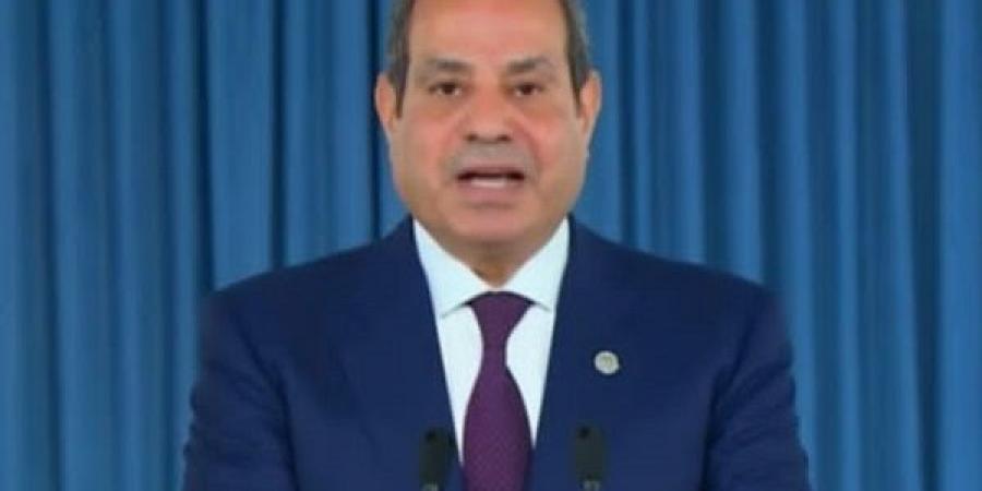 الرئيس السيسى :مصر الداعمة دائما للسلام تؤمن بأن السلام لا يولد بالقصف ولا يفرض بالقوة - هرم مصر