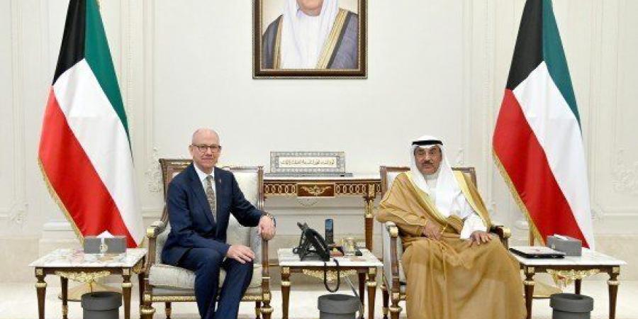 ولي العهد الكويتي يستقبل نائب رئيس مجلس إدارة مؤسسة الملك في المملكة المتحدة والمدير التنفيذي للتعليم - هرم مصر