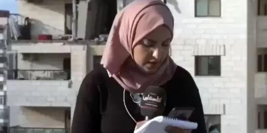 إصابة مراسلة تليفزيون فلسطين برصاص الاحتلال الإسرائيلي في غزة - هرم مصر