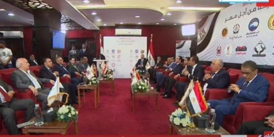 بدء اجتماع ممثلي الأحزاب المشاركة في قائمة انتخابات الشبوخ - هرم مصر