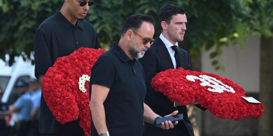 شاهد.. تشييع جثمان جوتا بمشاركة زملائه في ليفربول ومنتخب البرتغال - هرم مصر