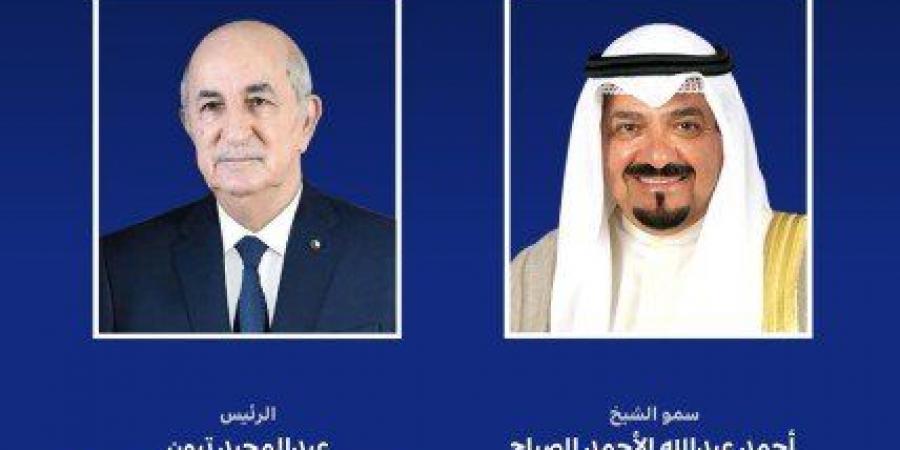 رئيس مجلس الوزراء الكويتي يهنئ الرئيس الجزائري بذكرى الاستقلال لبلاده - هرم مصر