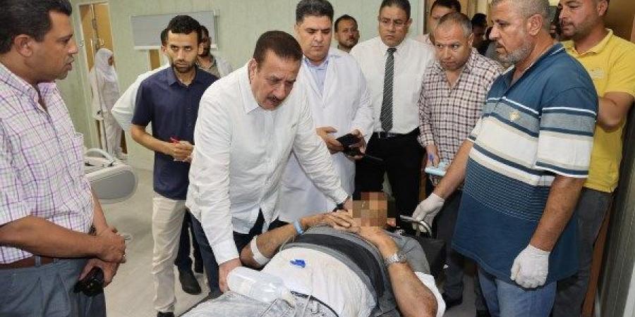 المصابون في حادث الطريق الإقليمي: السائق كان يسير بسرعة كبيرة ويأخذ غرز بين سيارات النقل - هرم مصر