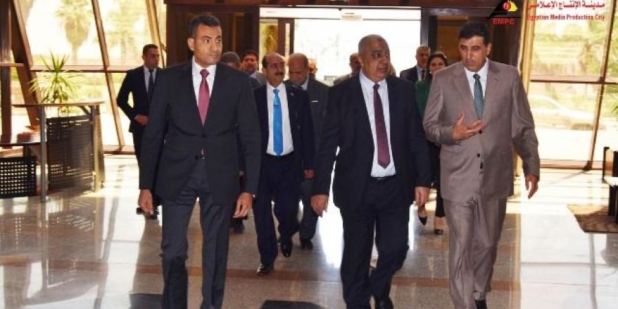 وفد مجلس النواب الأردني يزور مدينة الإنتاج الإعلامي  - هرم مصر