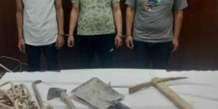 ضبط 3 أشخاص لتنقيبهم عن الآثار بالقاهرة - هرم مصر