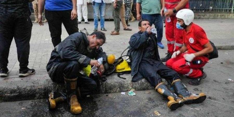 الهلال الأحمر: قدمنا خدمات الإسعافات الأولية لـ 32 مصابا في حريق سنترال رمسيس - هرم مصر