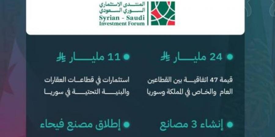 الوفد السعودي الاستثماري يختتم زيارته إلى سوريا بإعلان اتفاقيات تقارب 24 مليار ريال - هرم مصر