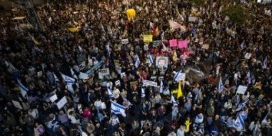 مظاهرات واسعة في إسرائيل للمطالبة بوقف الحرب وإعادة المحتجزين بغزة - هرم مصر