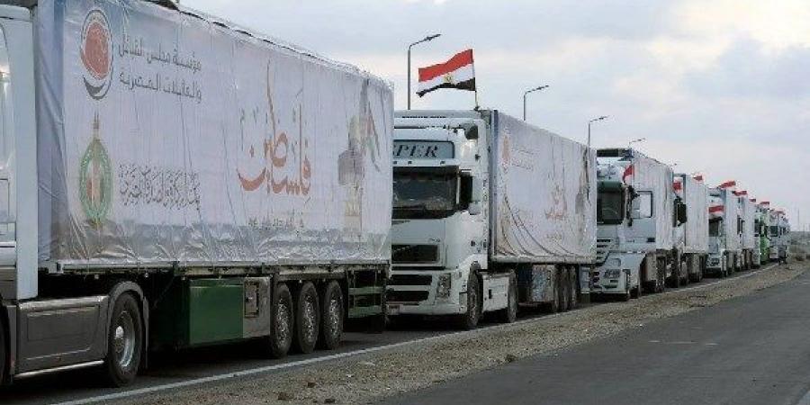 المساعدات الإنسانية المصرية لقطاع غزة مستمرة.. والحكومة الفلسطينية تؤكد: مزاعم إغلاق مصر معبر رفح باطلة - هرم مصر