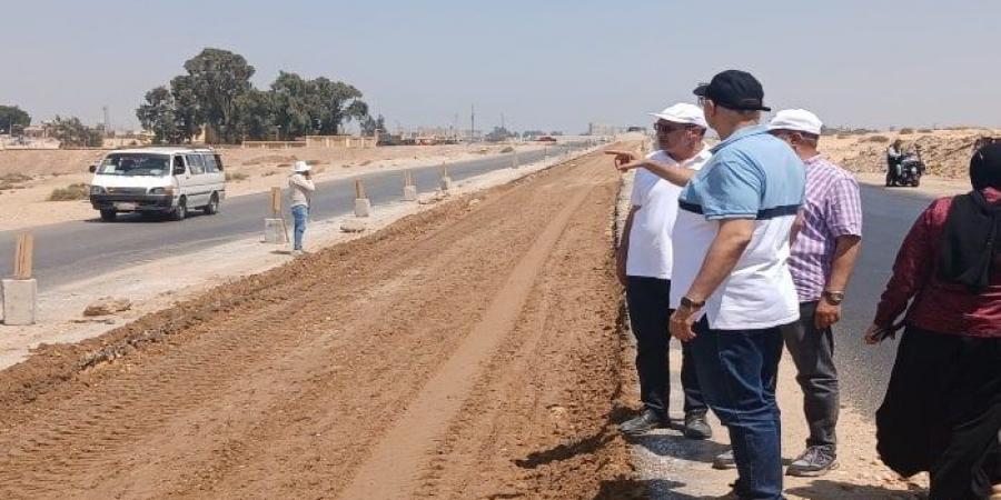 محافظ القليوبية يتفقد أعمال تطوير طريق الخانكة السلام - هرم مصر
