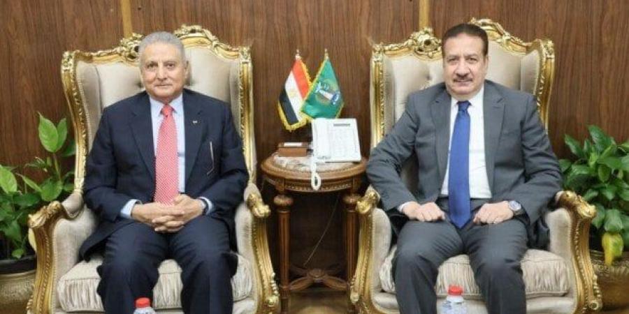 محافظ المنوفية يناقش آخر مستجدات مشروع مكتبة مصر العامة بكفر المصيلحة - هرم مصر