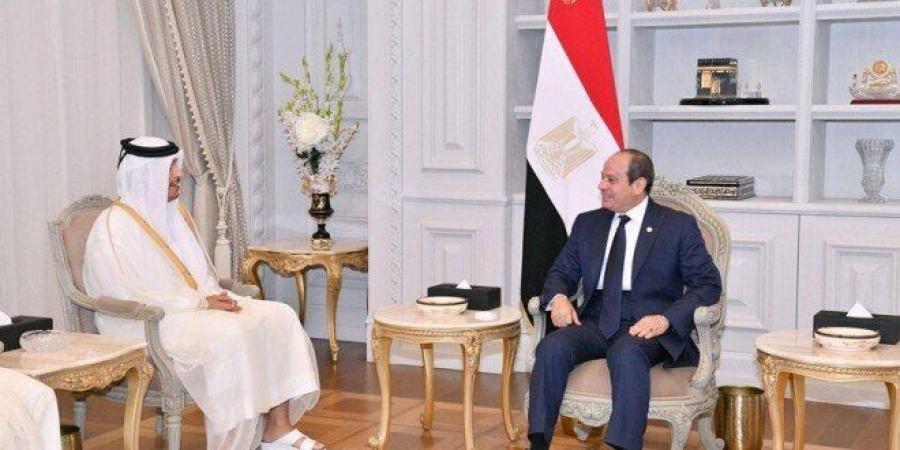 الرئيس السيسي ورئيس وزراء قطر يؤكدان رفض إعادة احتلال غزة ويدعوان لوقف فوري لإطلاق النار - هرم مصر