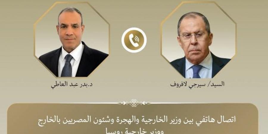 وزير الخارجية ونظيره الروسي يبحثان العلاقات الثنائية - هرم مصر