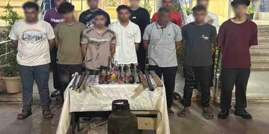 ضبط 12 متهم فى حرب الشوارع فى مدينة الشروق.. بالصور - هرم مصر