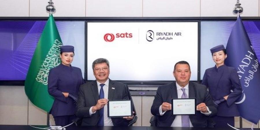 طيران الرياض يوقع اتفاقية مع SATS السعودية في خدمات الشحن بمطارات المملكة - هرم مصر
