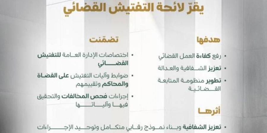الموافقة على لائحة التفتيش القضائي - هرم مصر