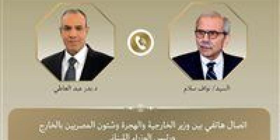 اتصال هاتفي بين وزير الخارجية ورئيس الوزراء اللبناني - هرم مصر
