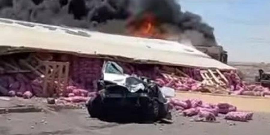محافظ مطروح يتابع حادث الضبعة المروع ونائبه يزور المصابين - هرم مصر