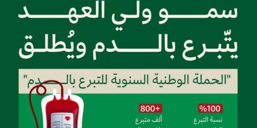 أعضاء هيئة كبار العلماء يثنون على مبادرة ولي العهد بتبرعه بالدم وتدشينه الحملة الوطنية - هرم مصر