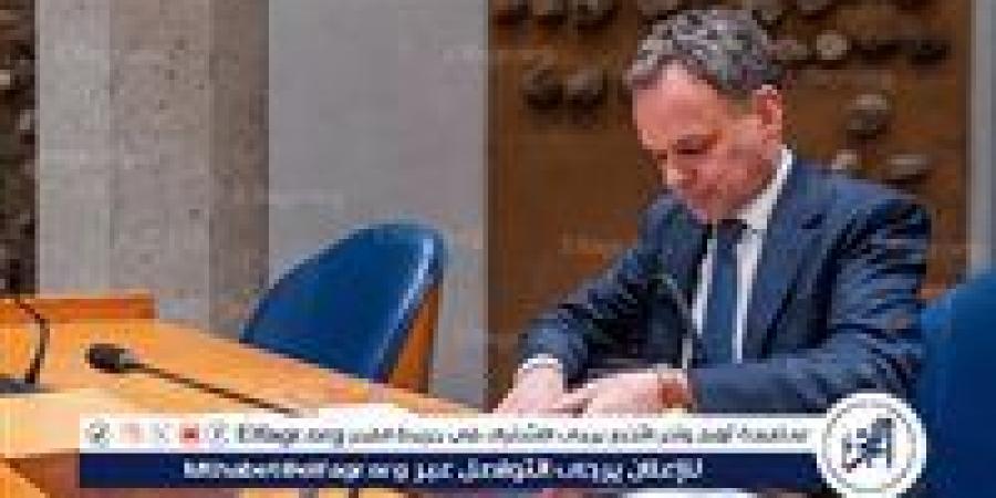 وزير الخارجية الهولندي يستقيل من منصبه بعد جدل بشأن العقوبات على إسرائيل خلال جلسة حكومية - هرم مصر
