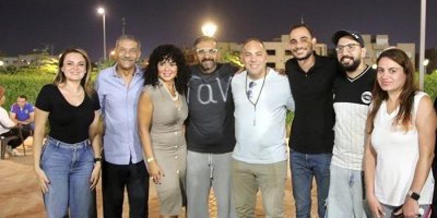 انطلاق تصوير مسلسل لينك بحضور أبطاله - هرم مصر