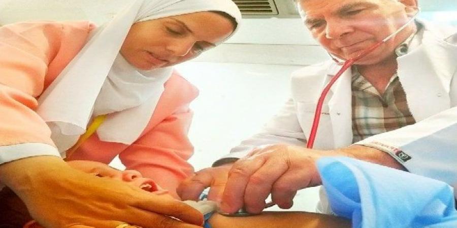 1900 مريض حصيلة الكشف الطبي والعلاج ضمن قافلة كفر عياد بالشرقية - هرم مصر