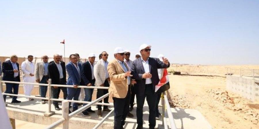 وزير الإسكان ومحافظ مطروح يختتمان جولتهما بمشروع توسعات محطة معالجة صرف صحي - هرم مصر
