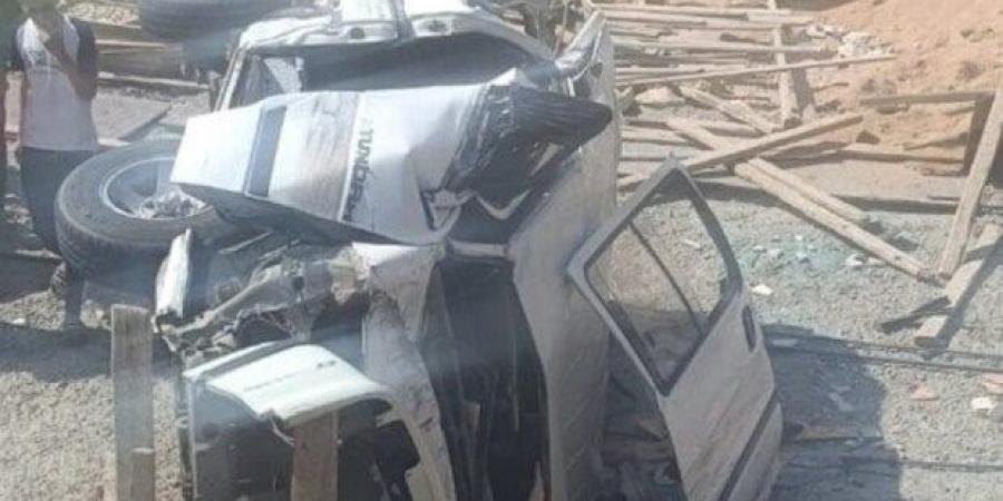 إصابة 7 أشخاص في حادث انقلاب سيارة أعلى الطريق الدائري بالمنيب - هرم مصر